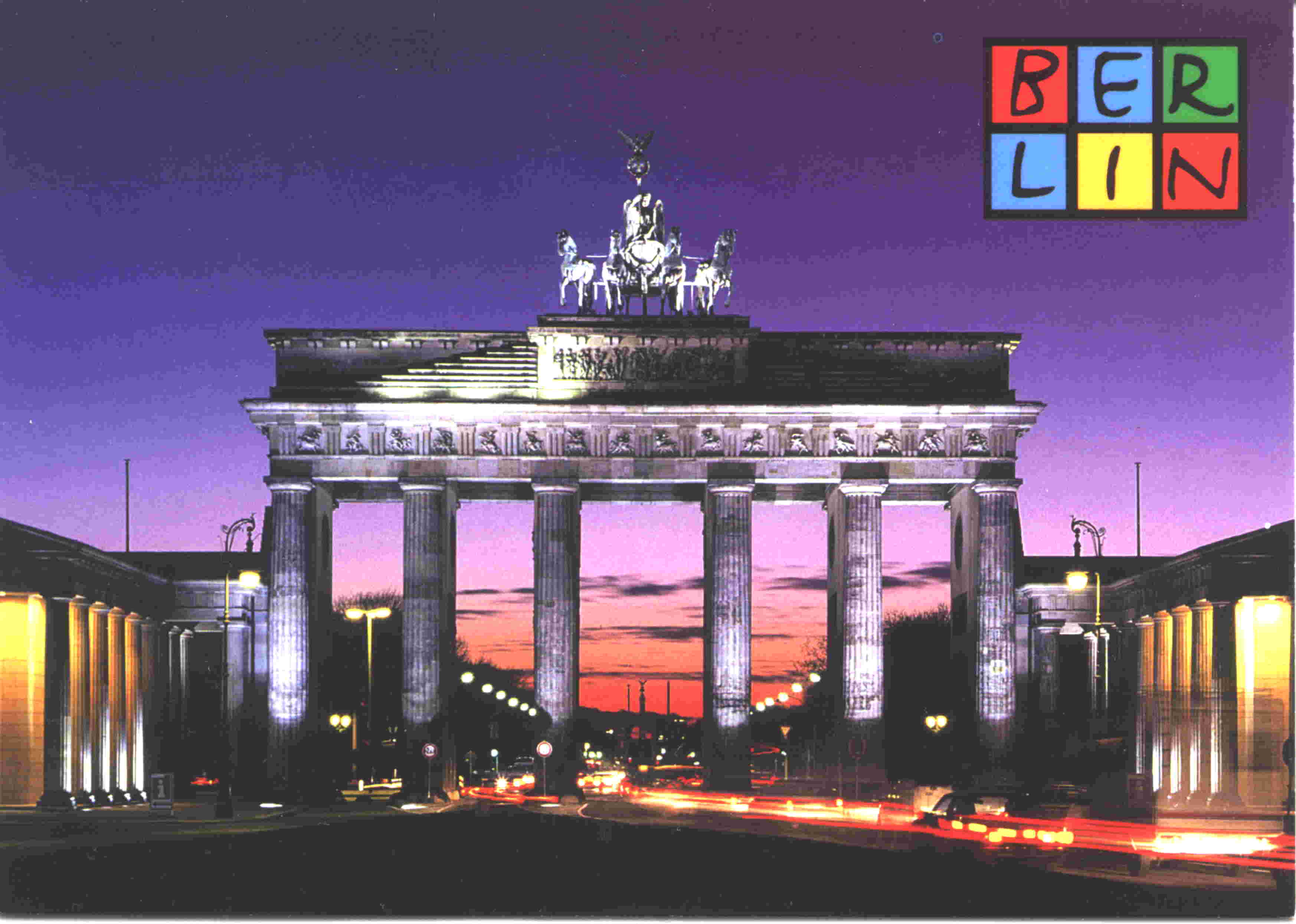 Das Brandenburger Tor am Abend!